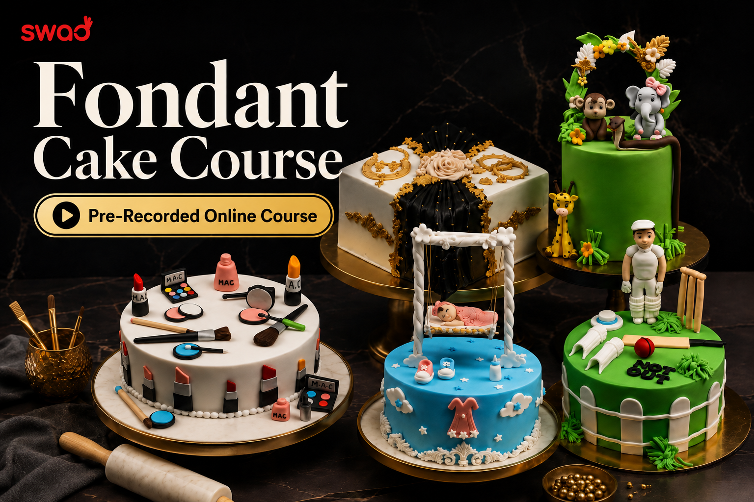 Fondant Cake Course