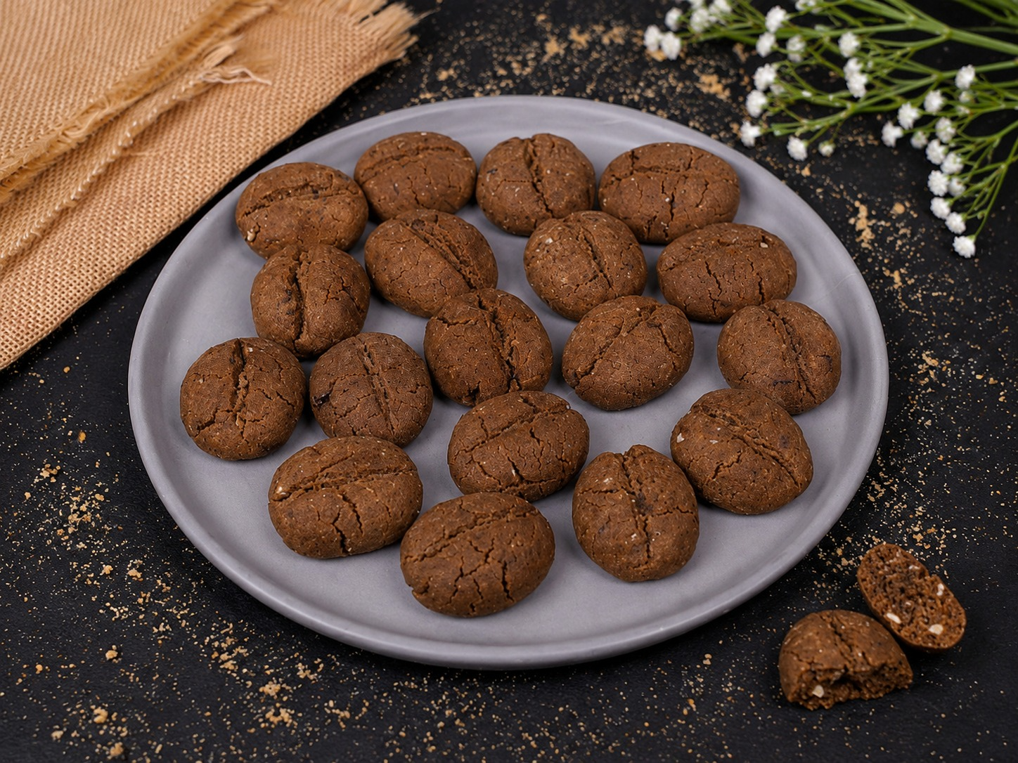 Jowar Espresso Cookies