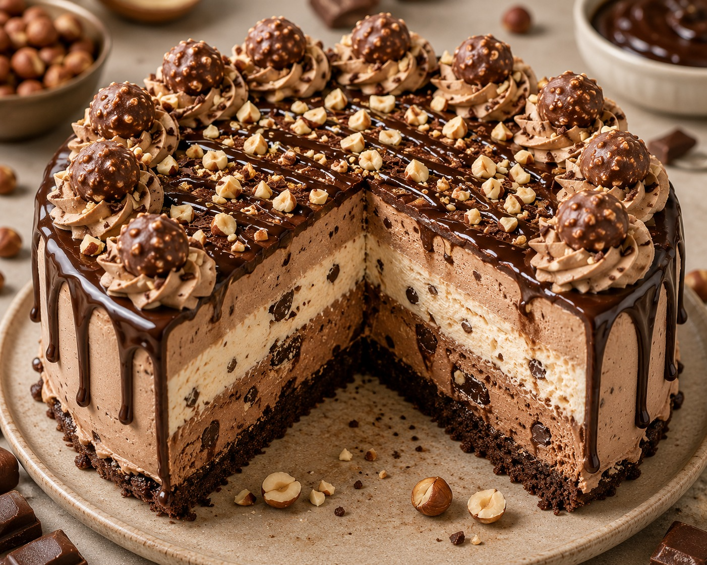 Hazelnut Mudslide Ice Cream Cake