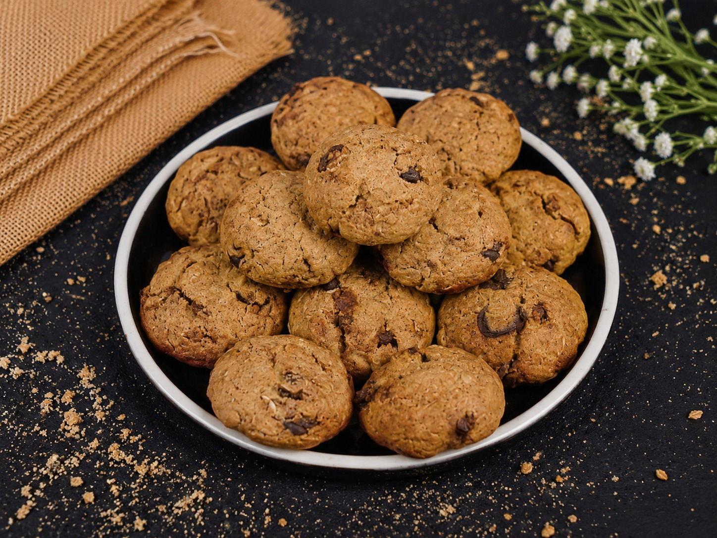 Millet Oats and Banana Cookies
