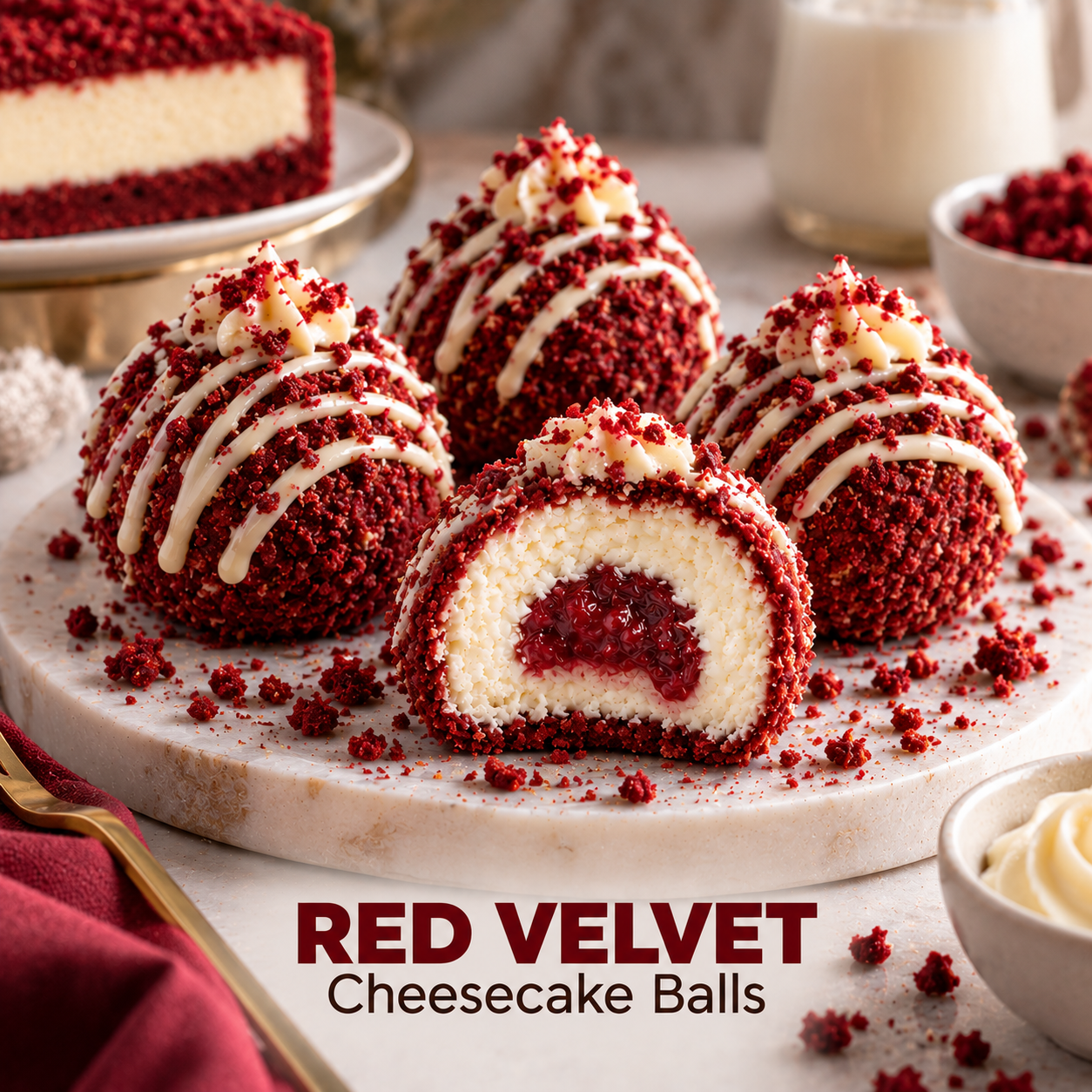 Lime N Lemon Cheesecake Balls