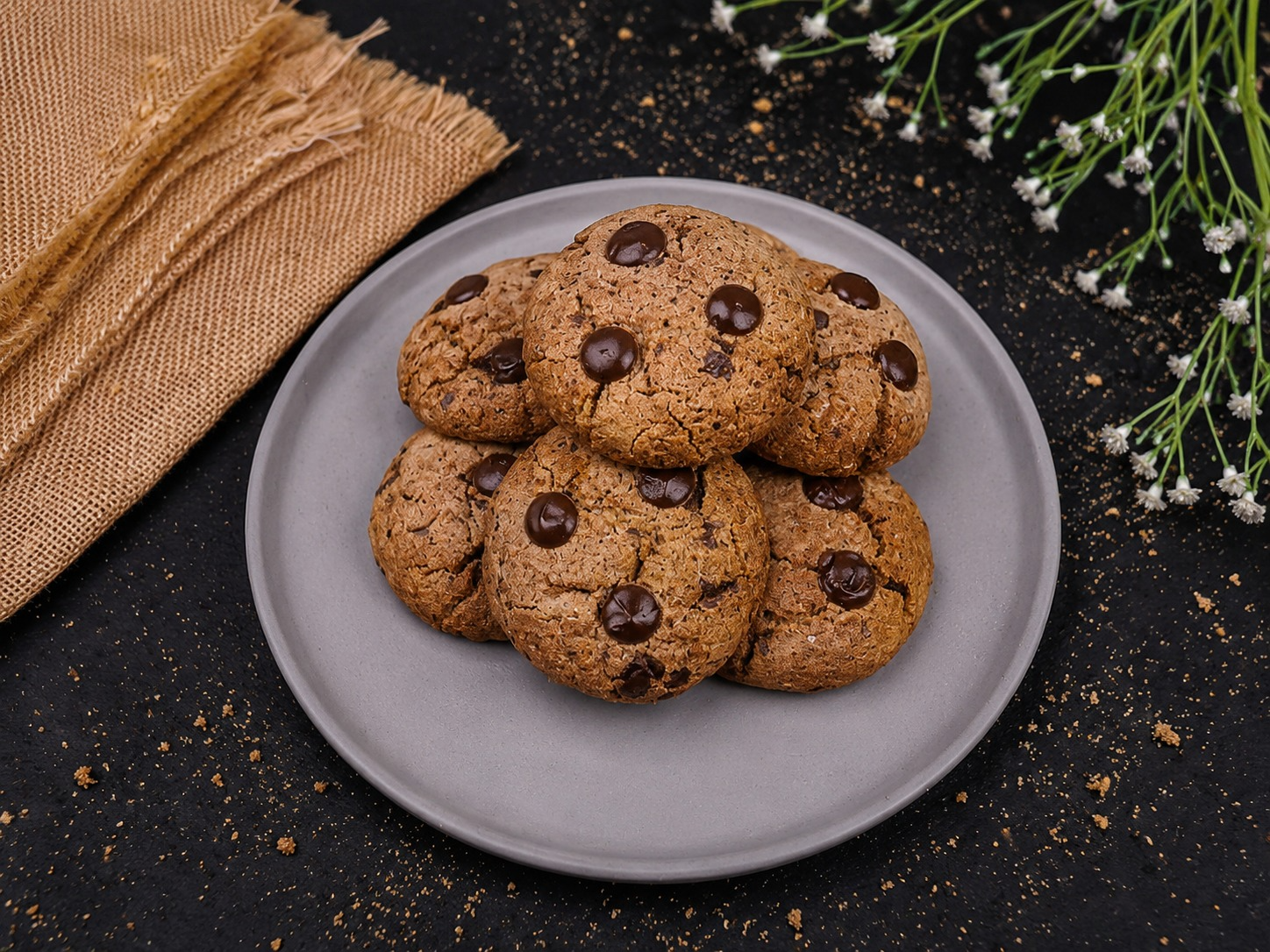 Chocolate Chip Millet Cookies