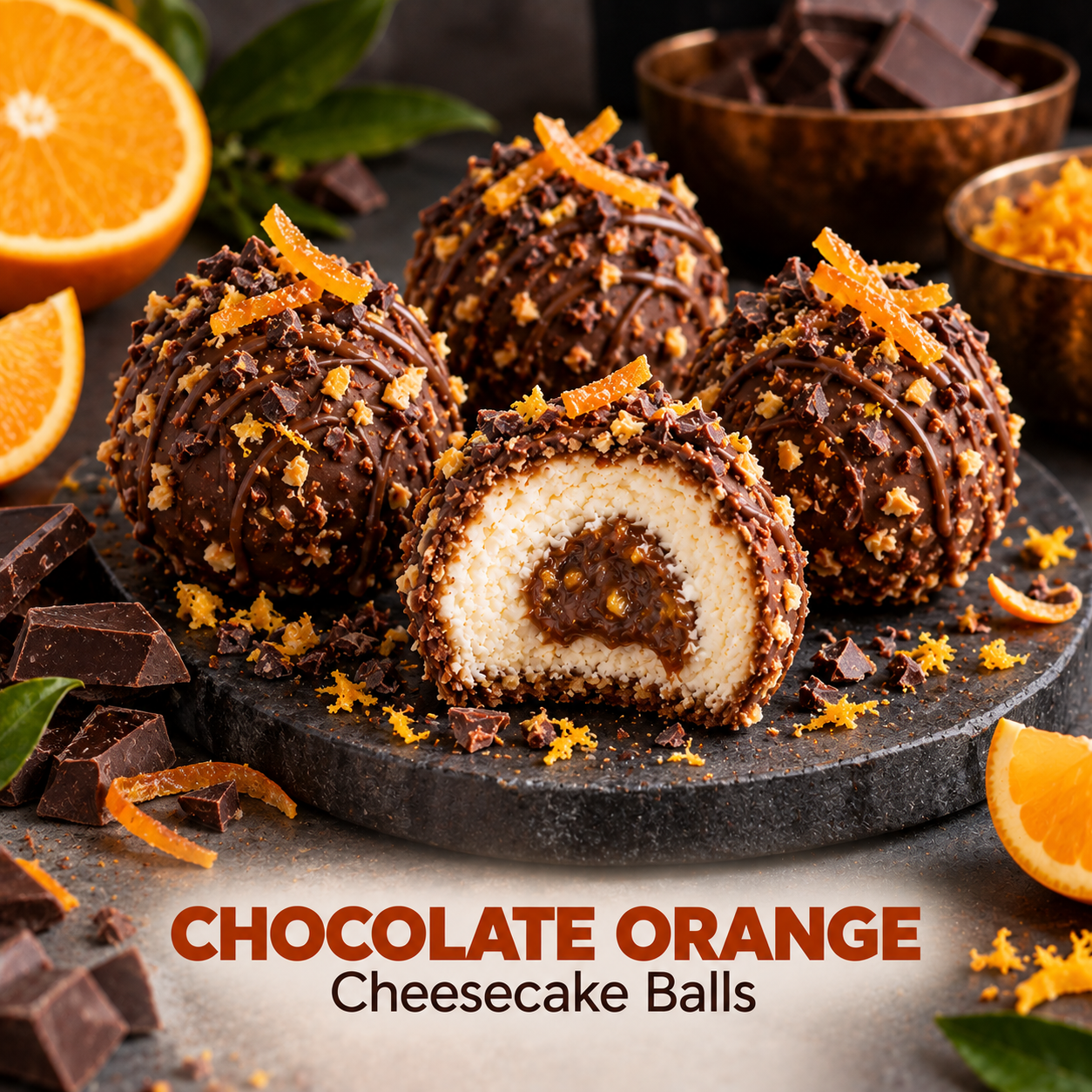 Ferrero Rocher Cheesecake Balls