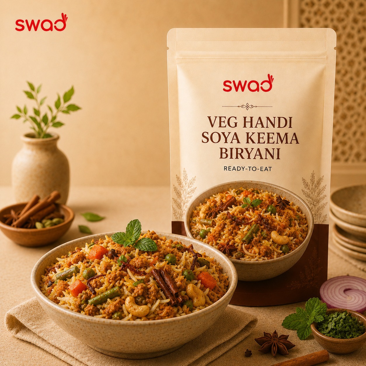 Soya Keema Biryani