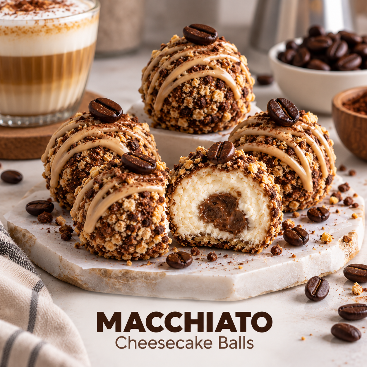 Black Forest Cheesecake Balls