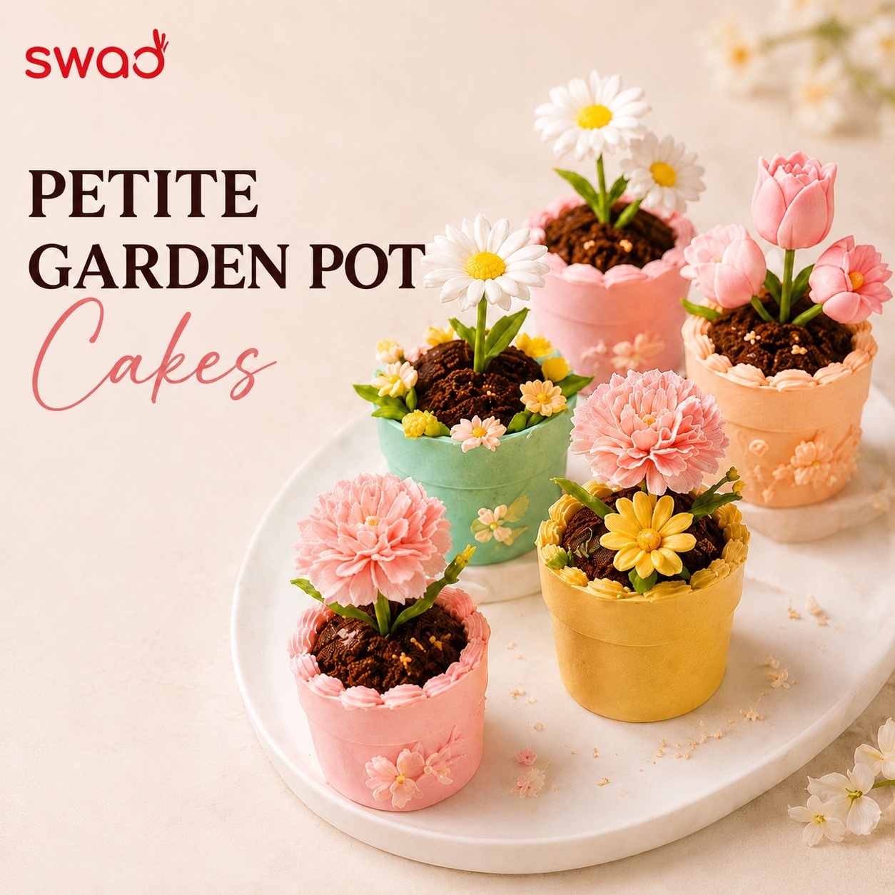 Petite Garden Pot Cake