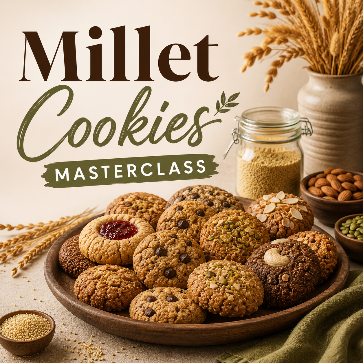Millet Cookies Masterclass
