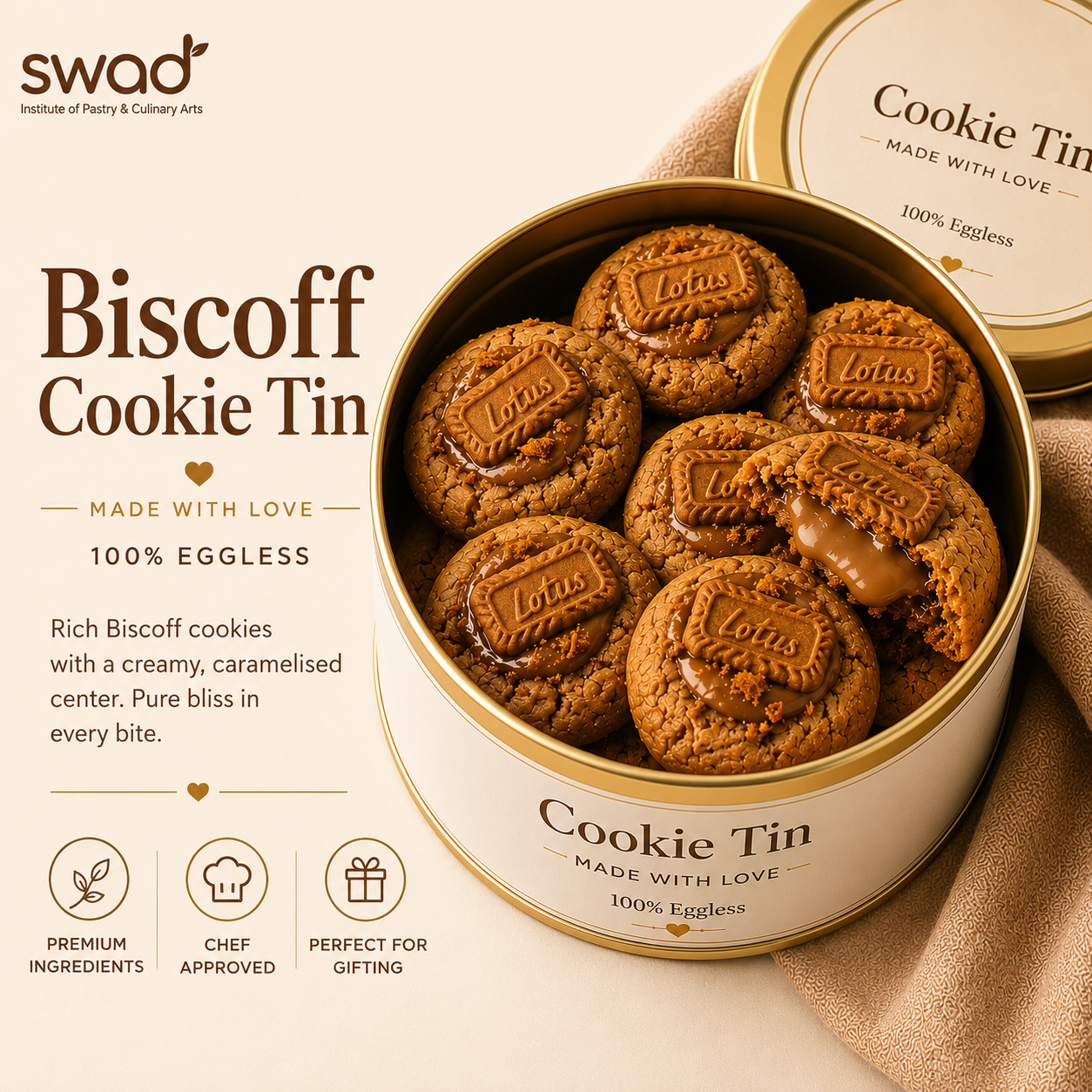Biscoff Cookie Tin
