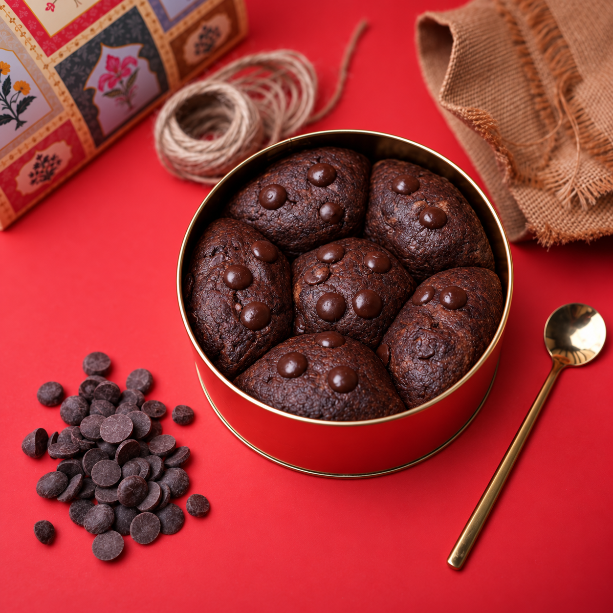 Double Chocolate Cookie Tin