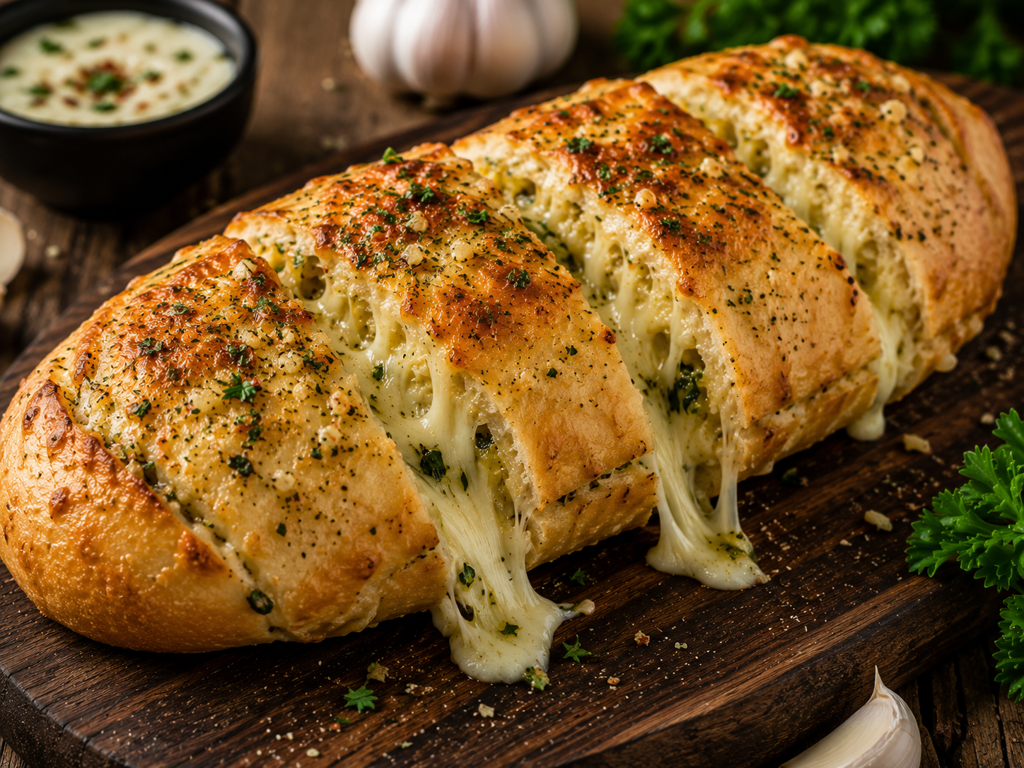 Stuffed Garlic Bread