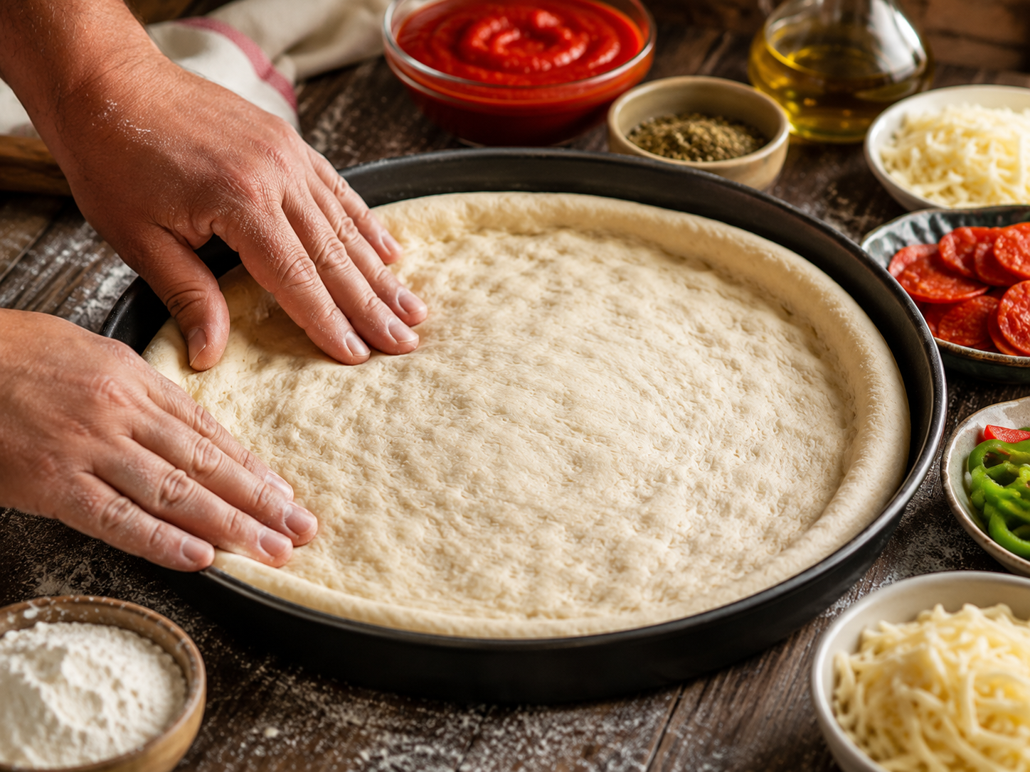 Pan Style Pizza Dough
